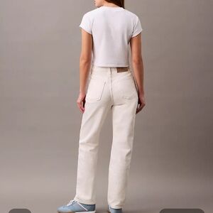 Calvin Klein Jeans High Rise Cream